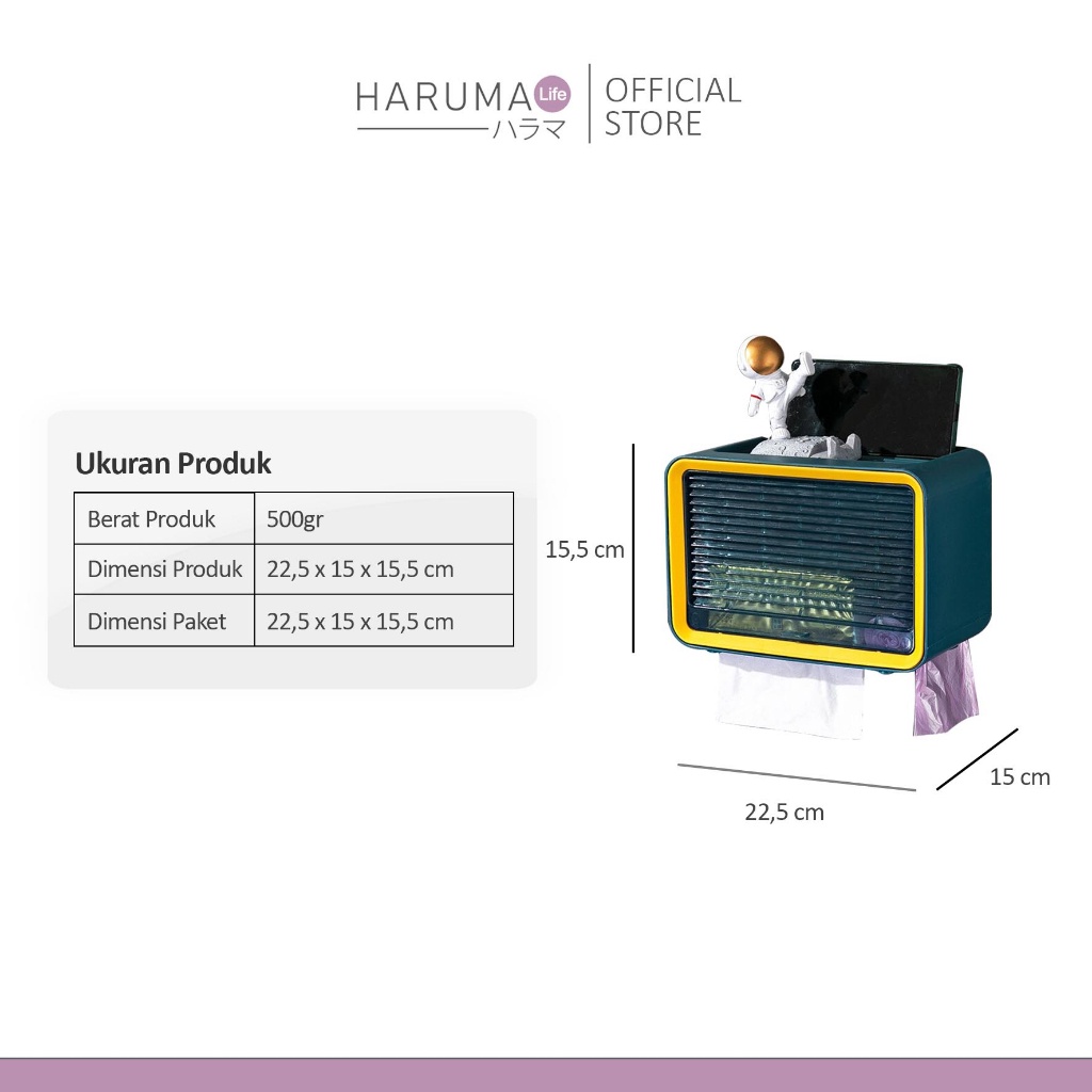 Tissue Box/Kotak Tissue/Kotak Tissue Multifungsi/Kotak Tissue Dinding LK006