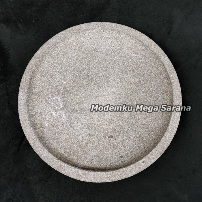 Cobek Batu Asli Original Cowek Coek Coet Cowet - 30 cm