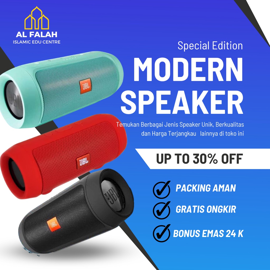 JBL Speaker Portable Wireless Bluetooth  Full Bass J-006