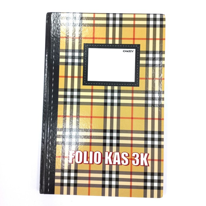 

Hard Cover KIKY OKEY Folio Kas 3 Kolom 100 Lembar