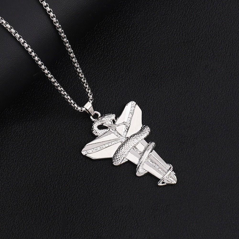 Mxbeauty Basket Fans Kalung Daily Retro Perhiasan Aksesoris Street Wear Alloy Boho Jewelry Cross Necklace Untuk Basket Fans