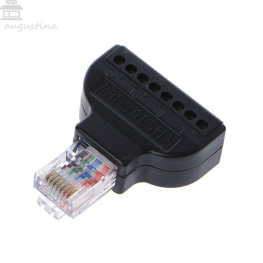 Agustinina Converter Handal CCTV Kit Screw Adapter Untuk Kabel Jaringan Adapter Eterna