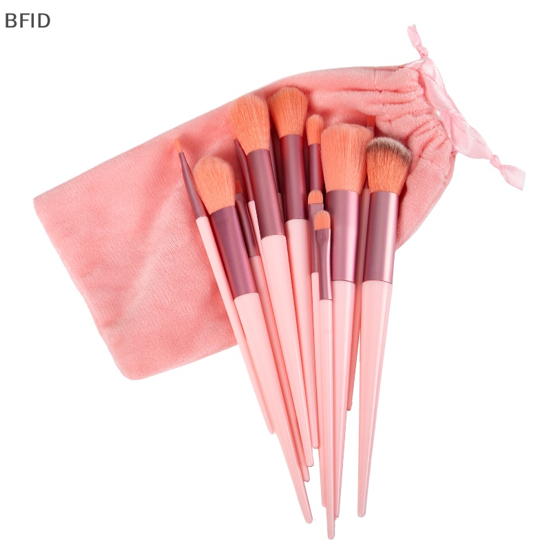 [BFID] 13pcs Set Kuas Kosmetik Makeup Bedak Foundation Eyeshadow Lip Brush Tool [ID]