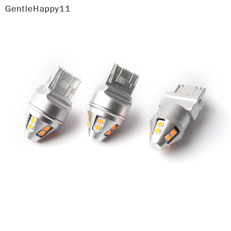 Gentlehappy T20 LED W21/5W Lampu LED T25 3157p27 /7W DRL Bohlam LED Lampu Putar Lampu Rem id