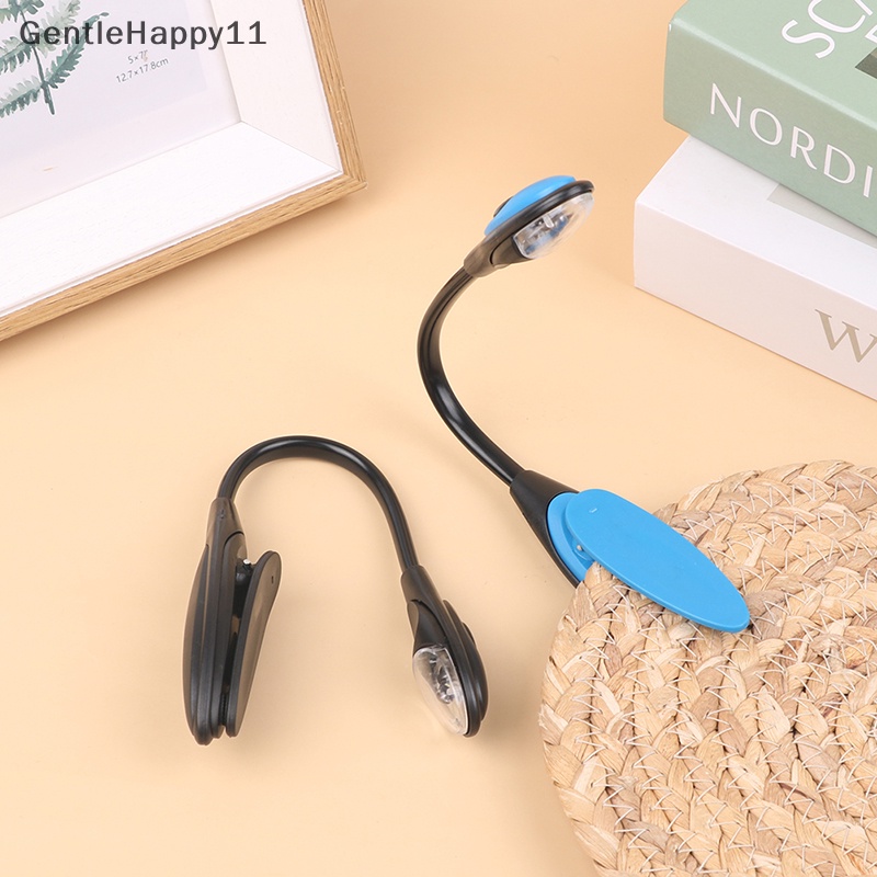 Gentlehappy Lampu Buku Mini Led Flexible Night Light Clip-On Desk Lamp Light Lampu Baca id