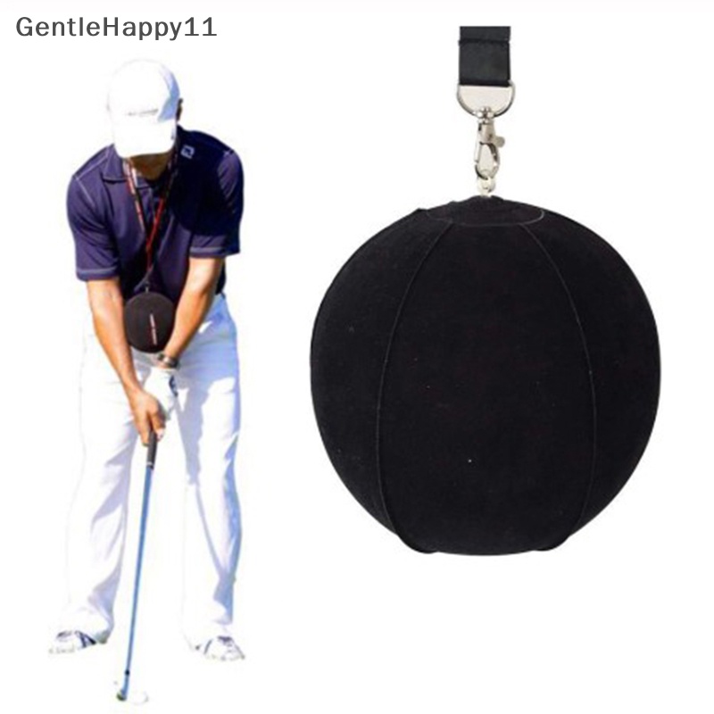 Gentlehappy 1Pc Golf Swing Trainer Ball Smart inflatable Assist Posture Correction Training  Id