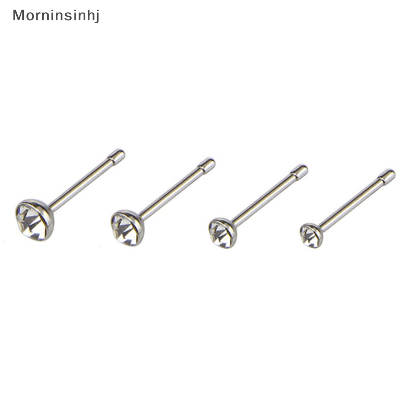 Mornin 22PCS /Set Stainless Steel Segmen Berengsel Hidung Hoop Ring Tulang Studs Body id