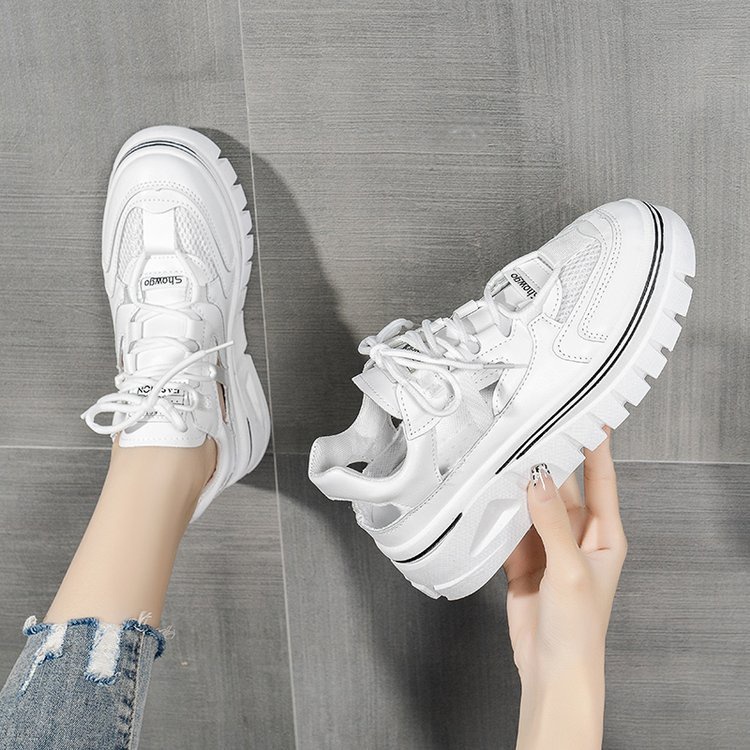GRATIS BOX HS - 0292 Sepatu Sneakers Modern Casual Shoes Wanita Original Premium Class