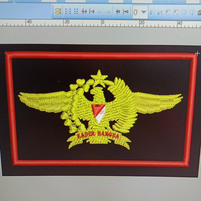 Bordir Patch Atribut Bordir FKPPI Kader Bangsa | Korsus | Logo FKPPI | Wingbisa pesan satuan