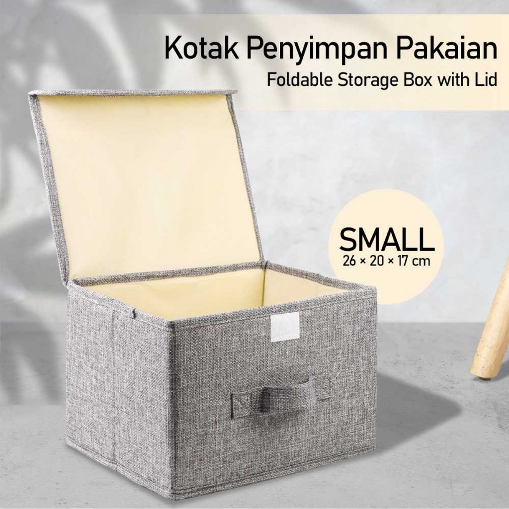 Kotak Penyimpan Pakaian Storage Box Foldable with Lid - FR225