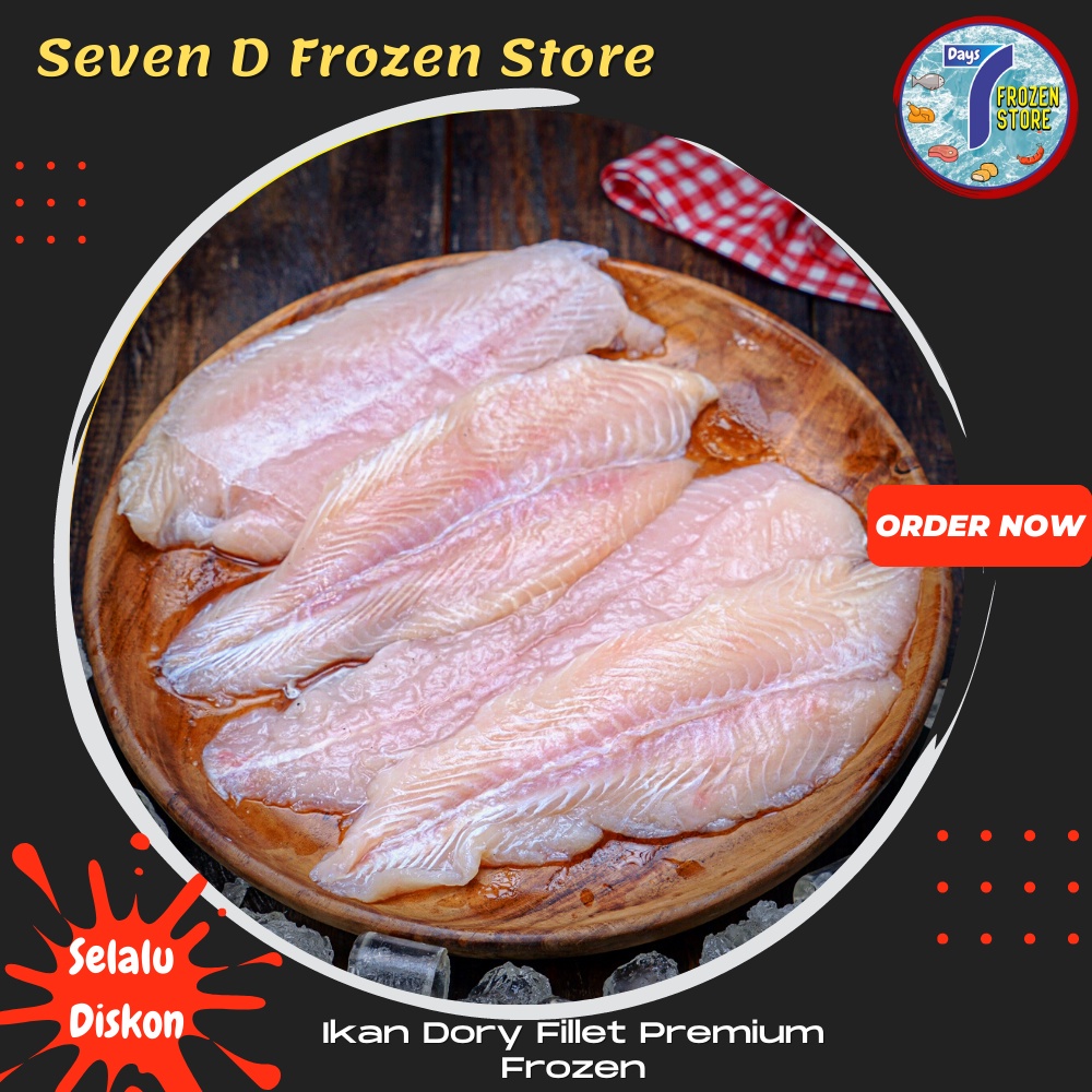 

Ikan Dory Fillet Premium Frozen Beku kemasan 1 kg