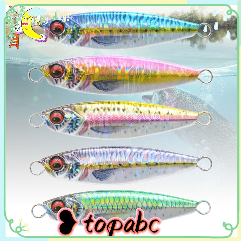TOP Metal Fishing Lure 3d printed 30g 40g Ikan Kecil Warna Warni Spanyol