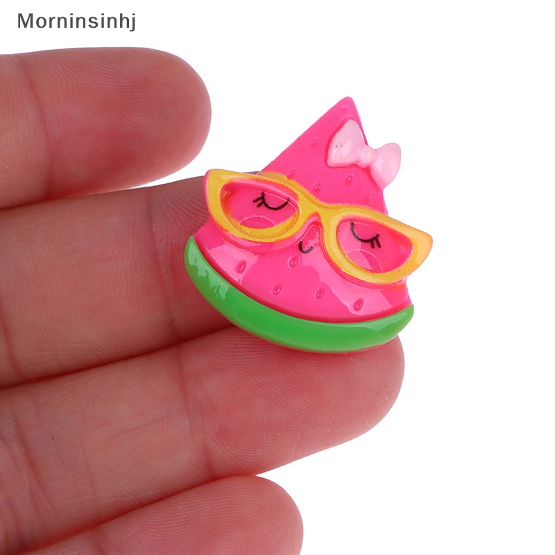 Mornin 10 Pcs Resin Mini Buah Alpukat Strawberry Lemon Semangka Seri Datar Kembali Scrapbooking DIY Perhiasan Craft Dekorasi Aksesoris id