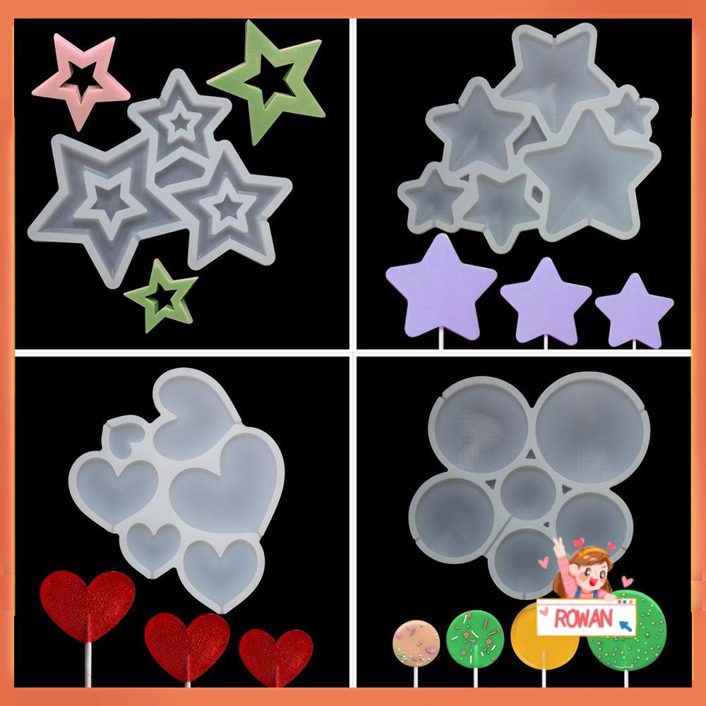 R-FLOWER Candy Mold Cetakan Coklat Ulang Tahun Alat Dekorasi Kue Silikon