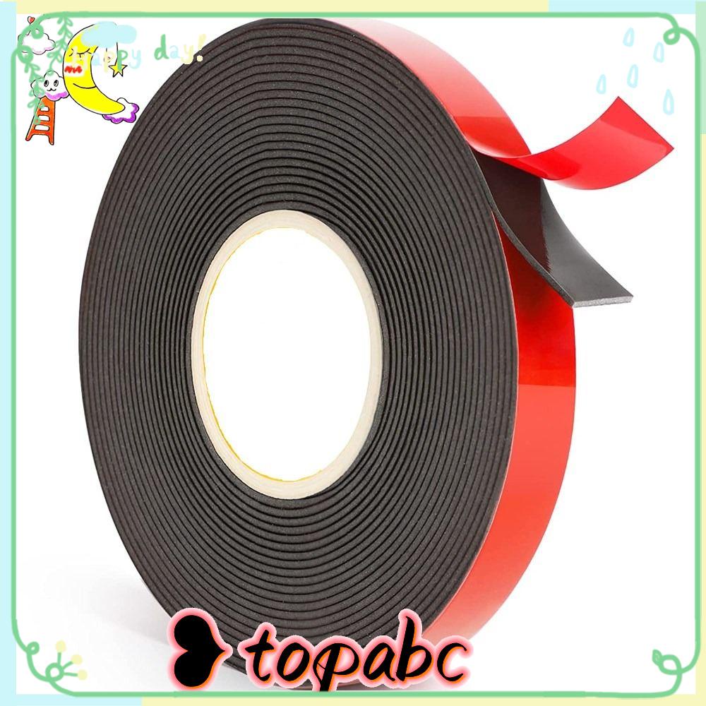 TOP 0.5 inch x 16.4 Ft Foam Tape Dekorasi Rumah Heavy Duty0.08 inch Tebal 2sisi Mounting Tape