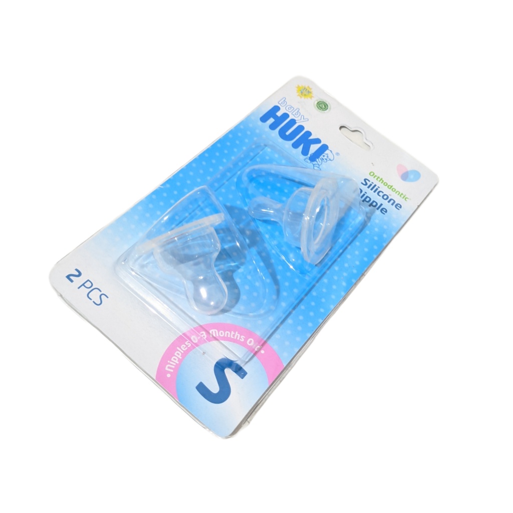 Huki Dot Orthodontic (Gepeng) Blister isi 2 S/M/L