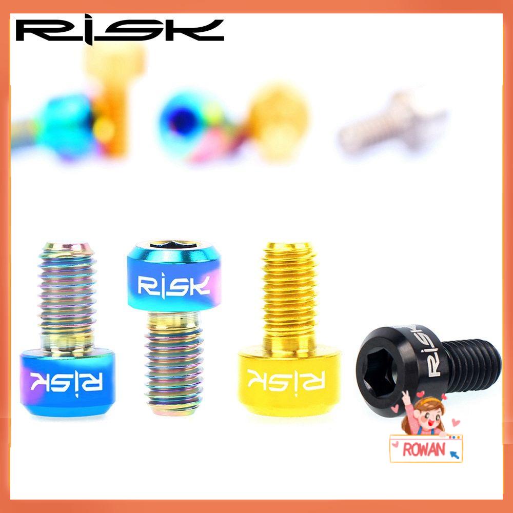 R-FLOWER 2 Pcs Derailleur Kawat Baut Outdoor Guide Roller Bolt MTB Sepeda Jalan Titanium Baut Belakang