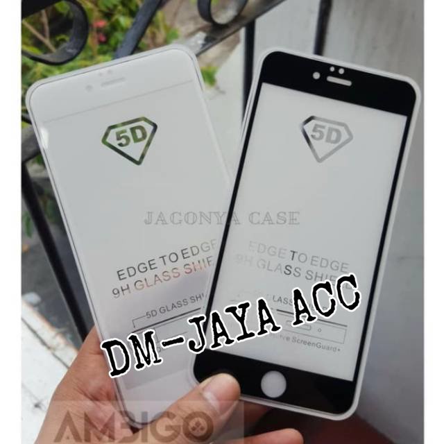Tempered Glass iPhone 6 Plus iPhone 6s Plus Full Lem 9D - DM