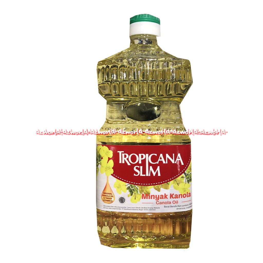 Tropicana Slim Minyak Kanola 946ml Minyak Goreng Tropicanaslim Canola Oils Migor Kemasan Botol Kanola Oil