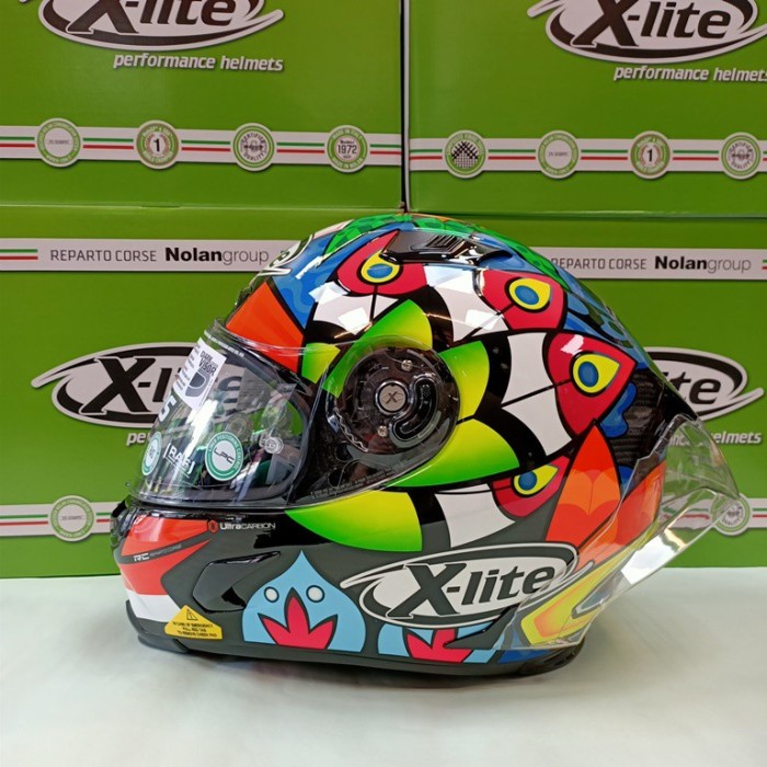 Helm Full Face X-Lite XLite X803RS X-803RS Ultra Carbon Chaz Davies
