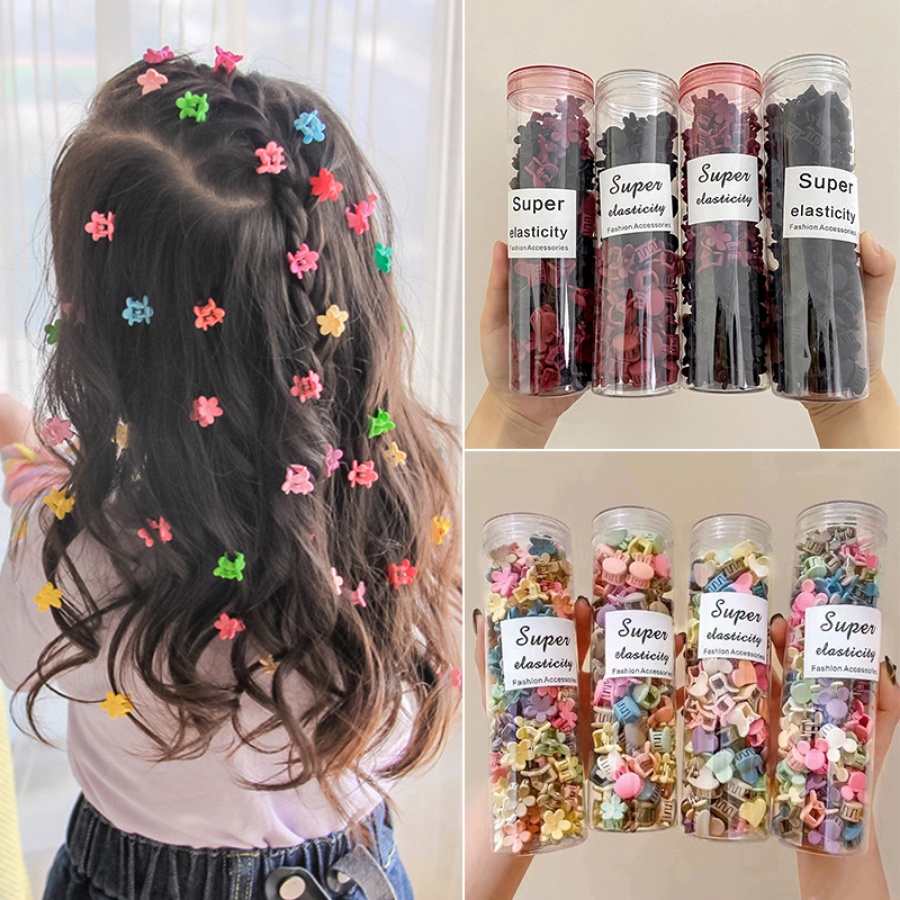 50 Pcs Gadis Korea Klip Rambut Kecil Kartun Lucu Jepit Rambut Klip Samping Woman Hair Accessories