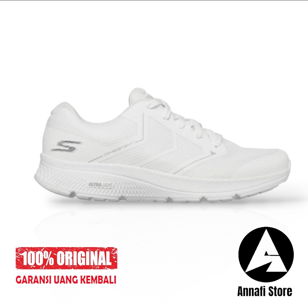 SEPATU RUNNING PRIA SKECHERS GO RUN CONSISTENT TRACEUR 220082-WHT - WHITE