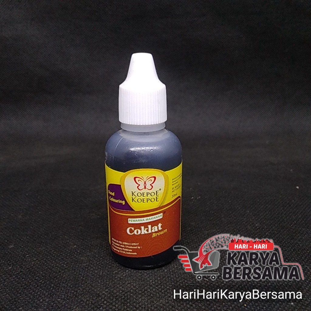 

KOEPOE KOEPOE PEWARNA MAKANAN COKLAT BROWN 30ML
