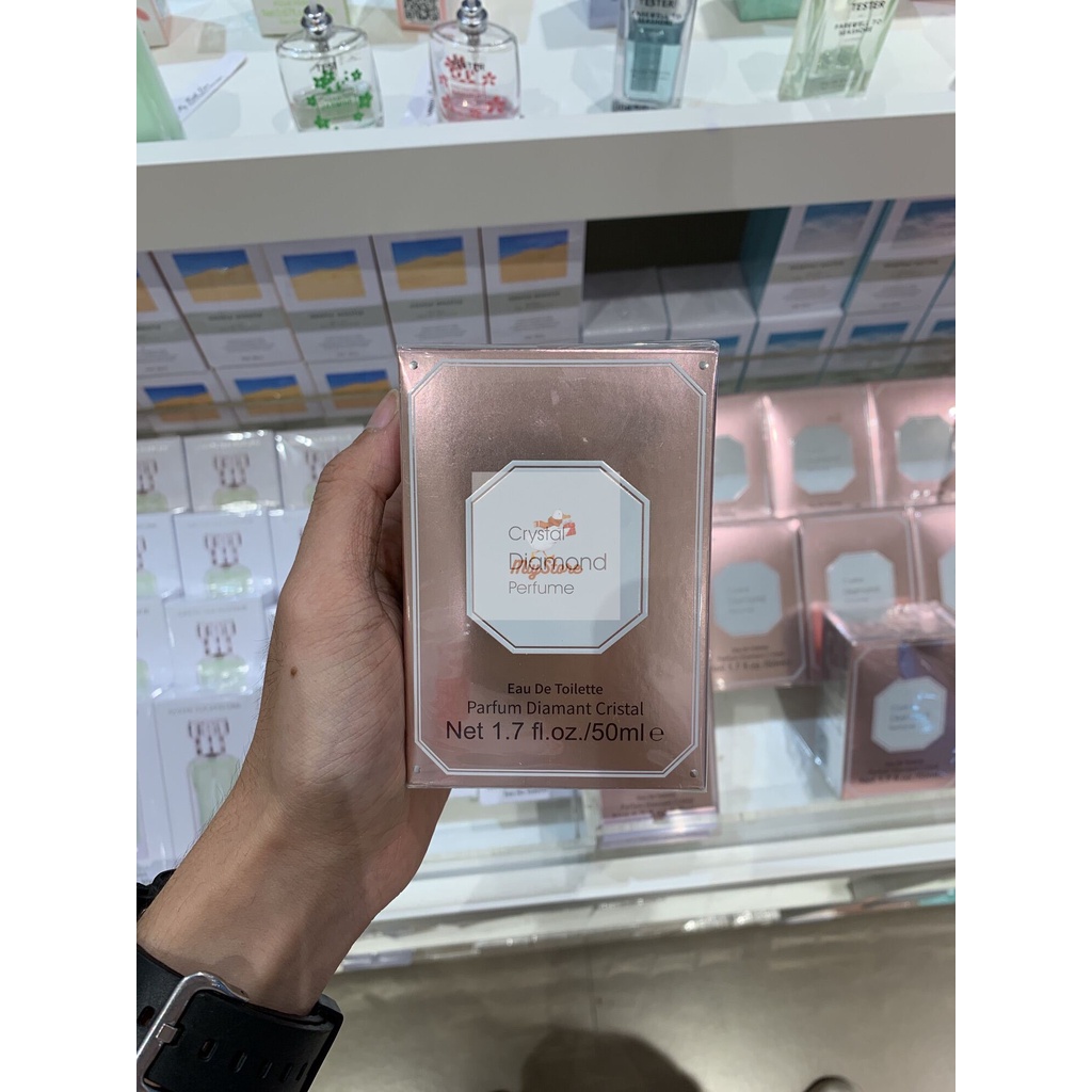 MINISO Parfum Wanita EDT Crystal Diamond Perfume 50ml minyak wangi wanita parfum tahan lama / Crysta