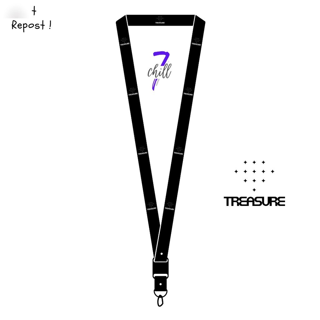 

Lanyard Treasure ID Card Custom Kpop Tali Gantungan Pods Name Tag Kartu Nama