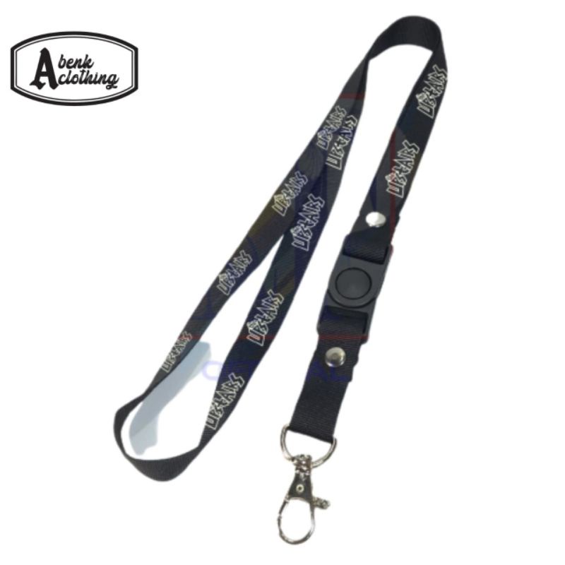 

TALI TALI LANYARD The Upstairs GANTUNGAN KUNCI/GANTUNGAN ID CARD/GANTUNGAN HP/GANTUNGAN GANTUNGAN KUNCI/GANTUNGAN ID CARD/GANTUNGAN HP/GANTUNGAN POD hitam
