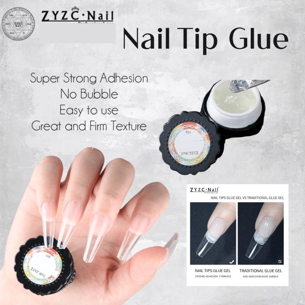 ZYZC Solid Glue/ Lem Nail Extenstion for nails art