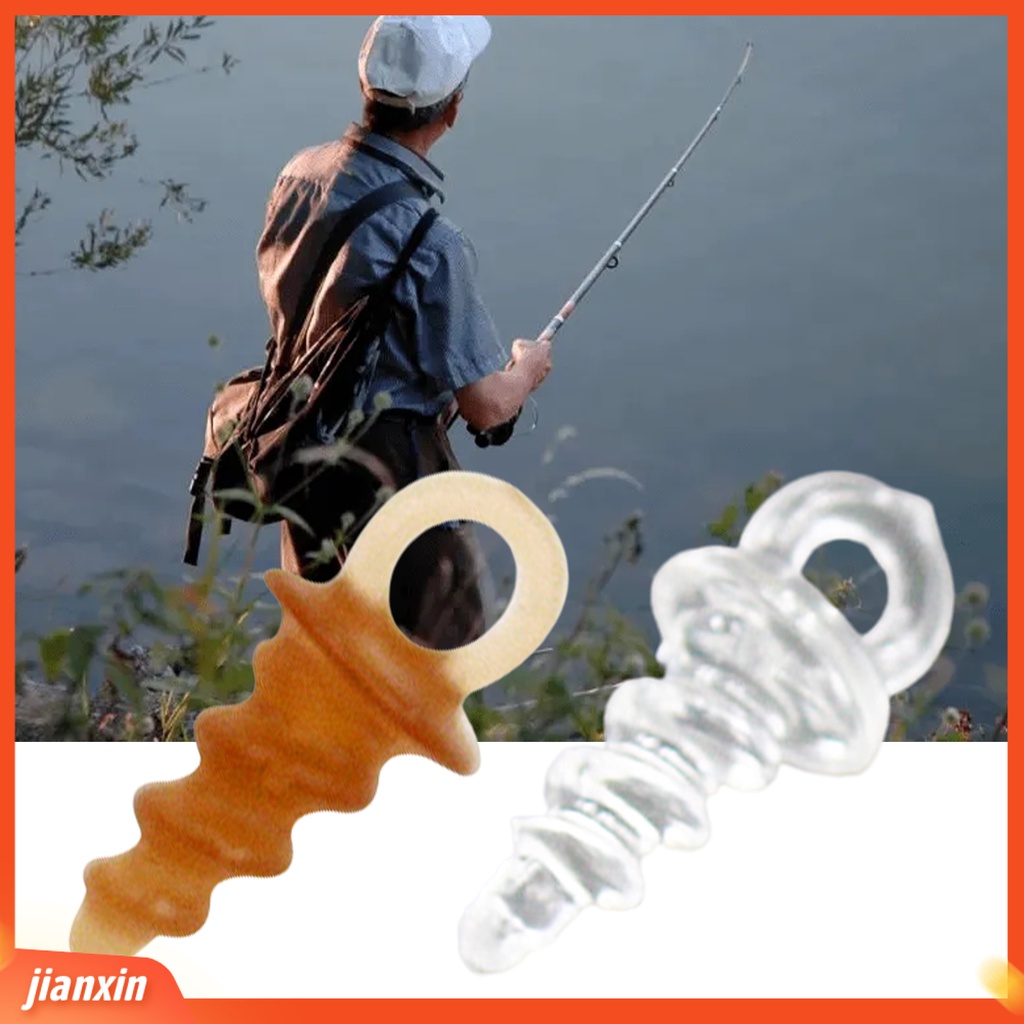 (In Stock) 50Pcs Sekrup Sambungan Manik Apung Mini Dengan Lubang Portabel Dapat Digunakan Kembali Tahan Aus Tackle Universal Tahan Lama Memancing Ikan Gurame Manik Memikat Sekrup Plastik Alat Pancing