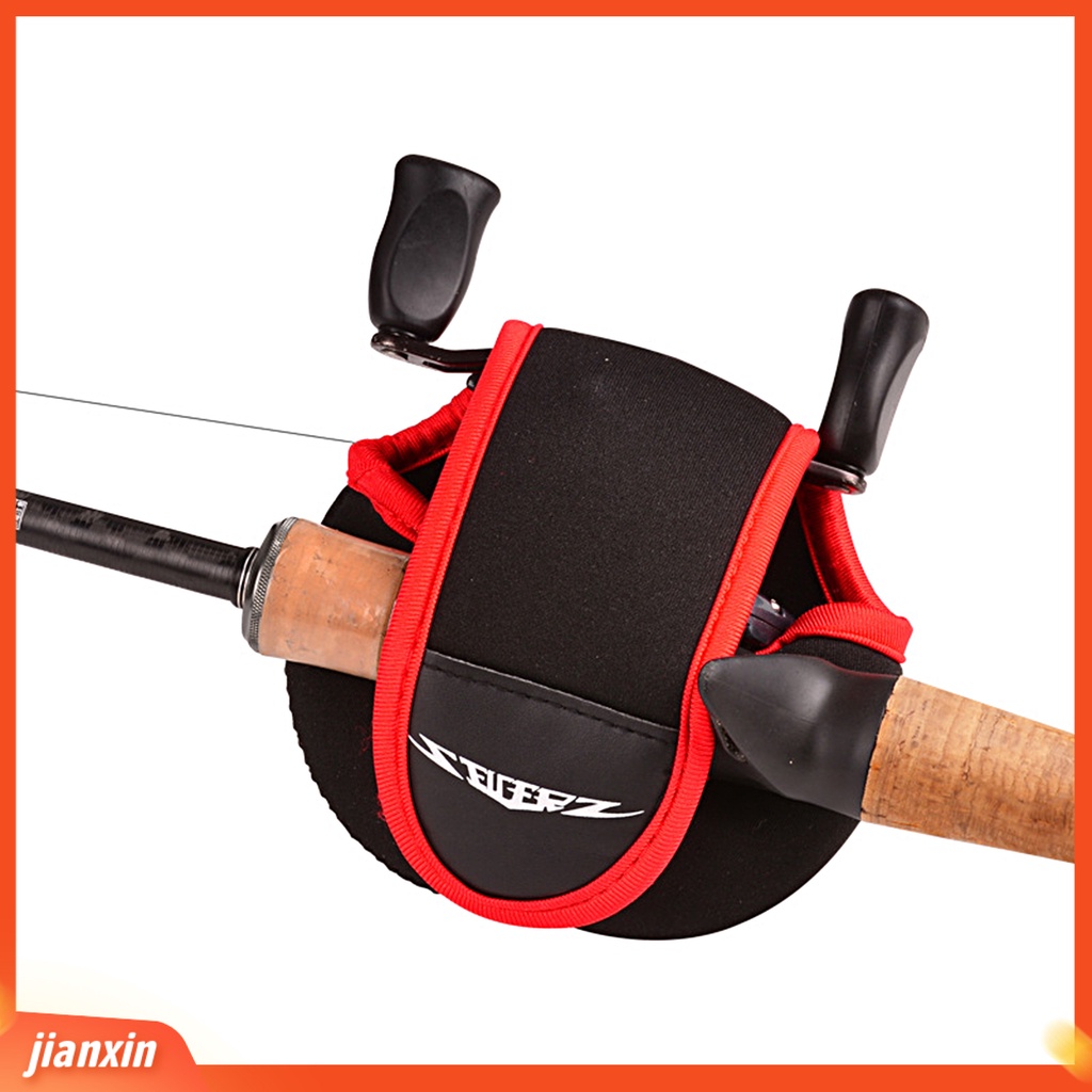 (In Stock) Baitcast Reel Tas Buka Mulut Elastisitas Bagus Tahan Air Melindungi Menebal Tas Case Gulungan Pancing Untuk Memancing Di Luar Ruangan