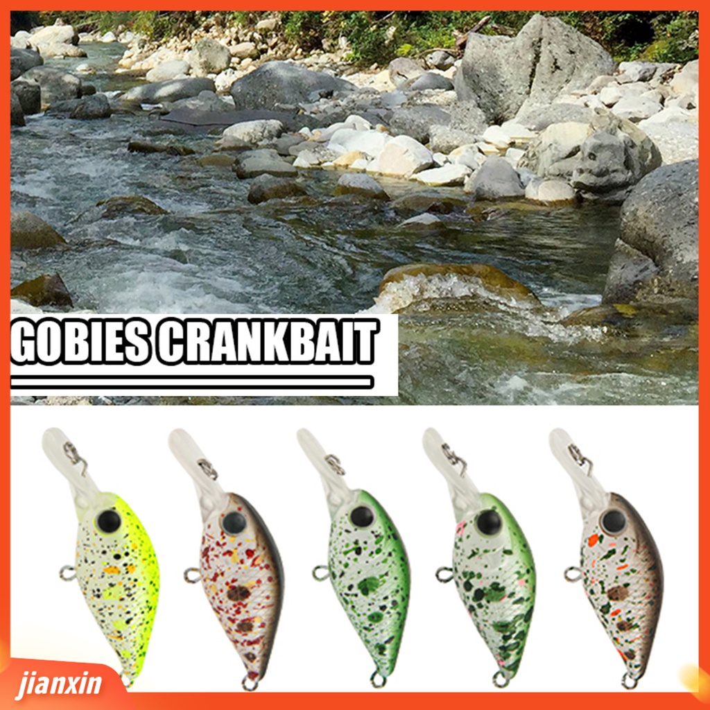 (In Stock) 3.2g 5cm Umpan Pancing Simulasi Menyelam Dangkal 3D Mata Slow Sink Umpan Keras Buatan Untuk Air Tawar