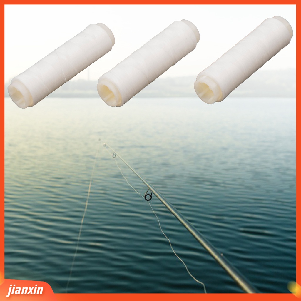 (In Stock) Tali Pancing Nilon Putih Anti Licin Tahan Aus Untai Benang Fish Tackle