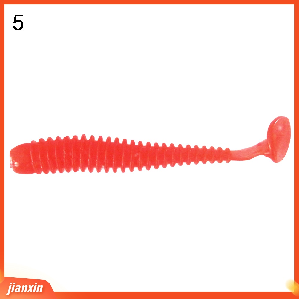 (In Stock) 10Pcs /Set Mini Memancing Buatan Lembut Hidup Umpan Wobbler Cacing Renang Umpan