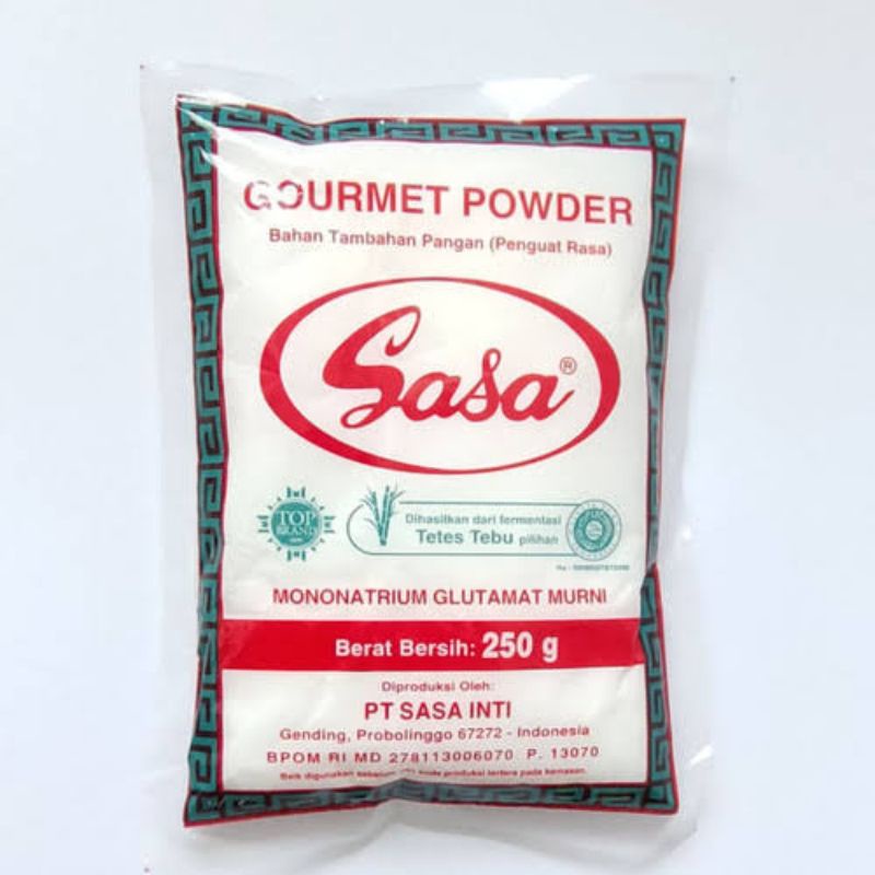 

Sasa MSG / Micin 250gram penyedap rasa