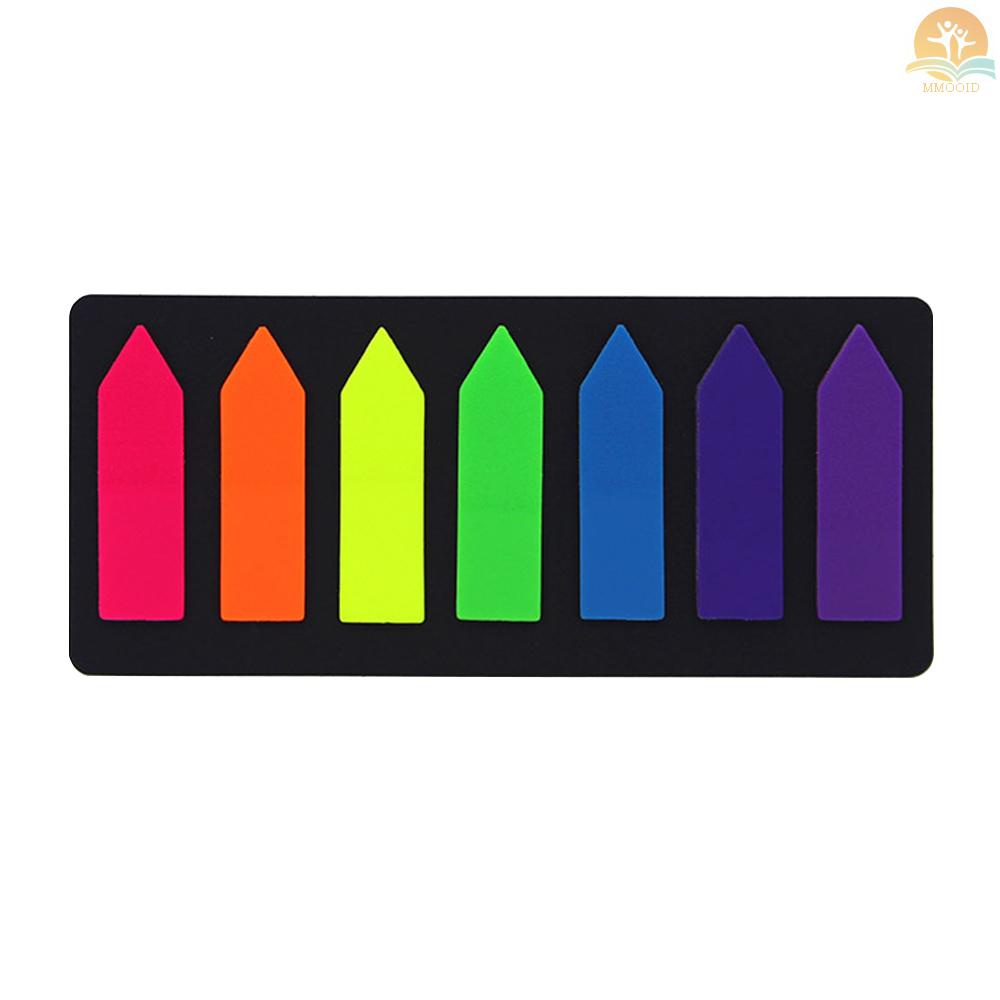 In Stock Penanda Halaman Berbentuk Panah Kreatif Tab Telunjuk Warna-Warni Catatan Tempel Neon Label Dapat Ditulis 20lembar/Pad Untuk Perlengkapan Membaca Kantor Sekolah Rumah