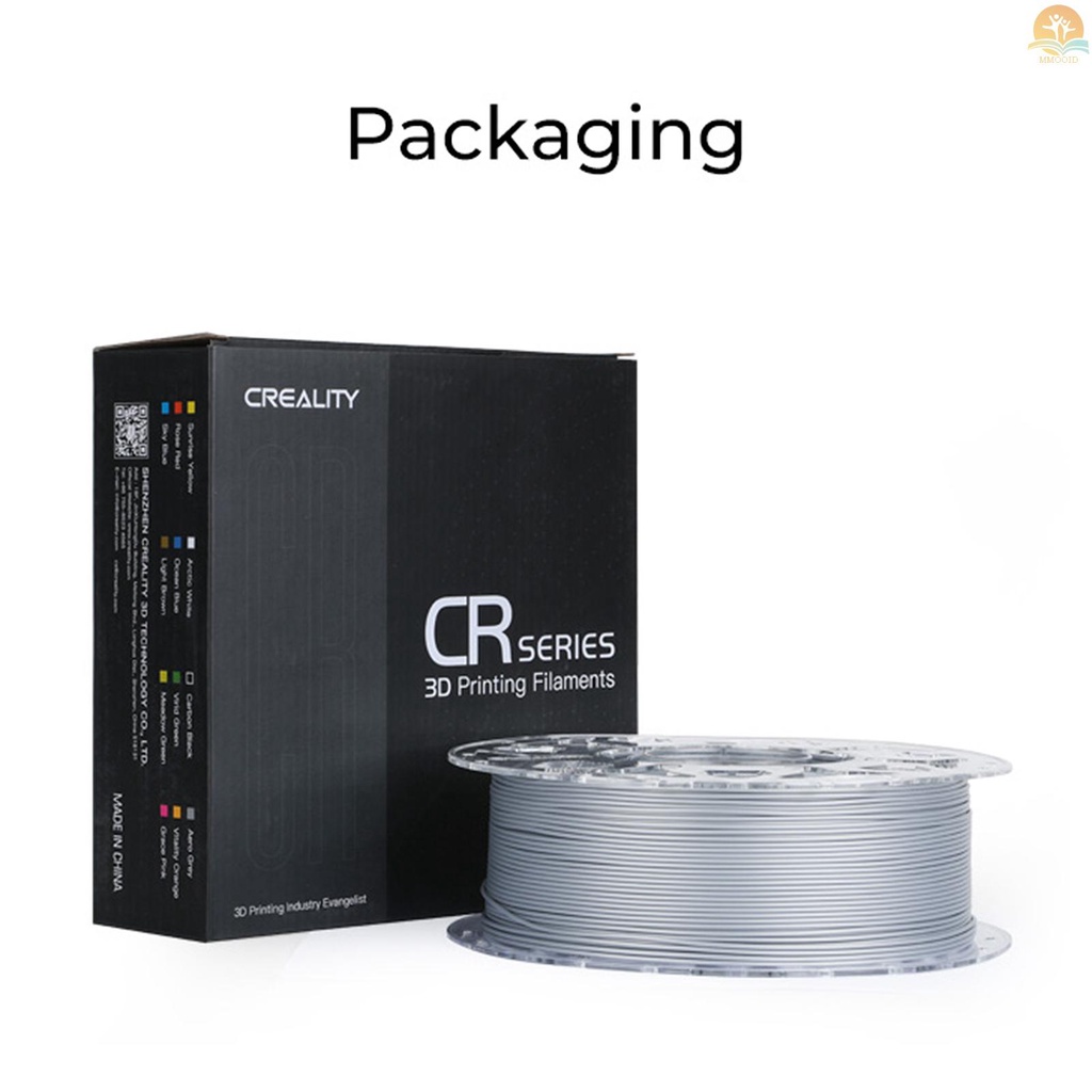 In Stock Creality Ender-PLA Filament for Ender Series CR Series Semua FDM Creality 3D Printer Aliran Halus Ketangguhan Tinggi No Warp 1.75mm 1kg /2.2lbs Filamen Akurasi Dimensi+/-0.