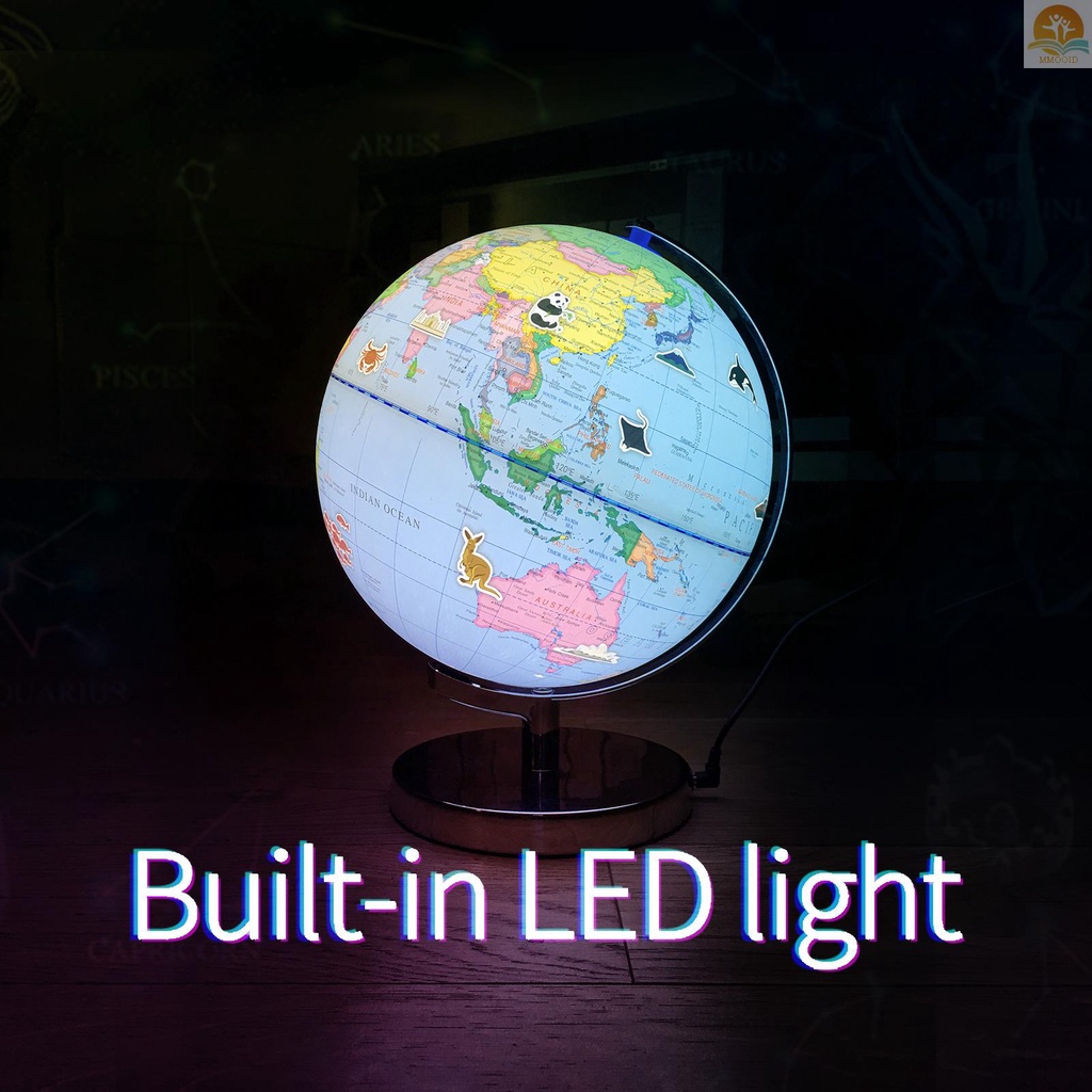 In Stock Globe Dunia Menyala AR Globe Dengan Stand Pendidikan LED Augmented Reality Bola Dunia Bumi Untuk Anak-Anak Belajar Geografi Konstelasi Interaktif APP Hadiah Untuk Anak Laki-Laki Perempuan
