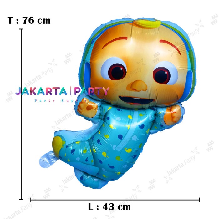 Balon Karakter Bayi Baby Jhon / Balon Karakter Semangka Baby Jhon