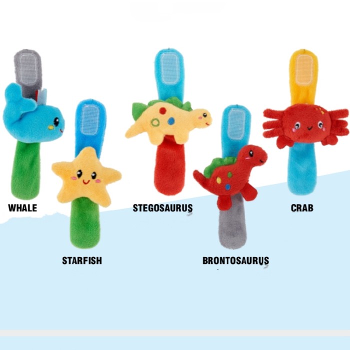 LITTLE FRIENDS Wrist Ban Toys Gelang Rattle Bayi Mainan Bayi Ratel