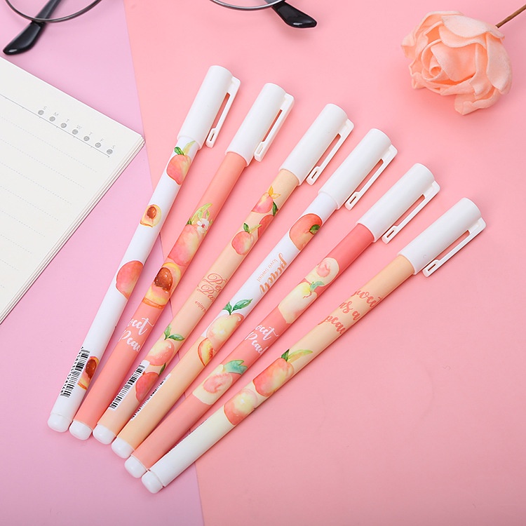

Pulpen Gel Motif Peach Buah Fruit Pulpen Korea Pelajar Pena Lucu Unik Murah