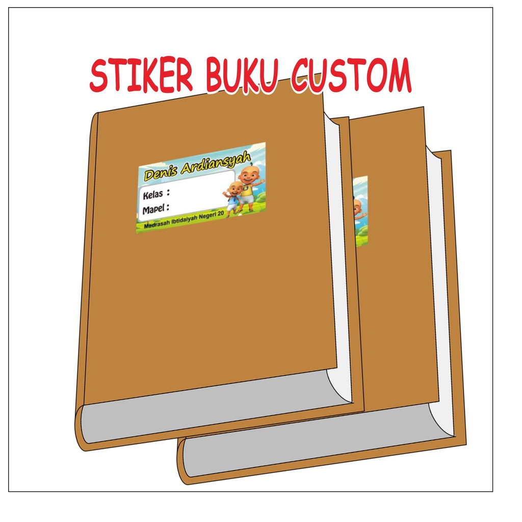 

Cetak Stiker Label Nama Tempel Buku Pelajaran Sekolah Custom Free Desain isi 20 & 40 pcs