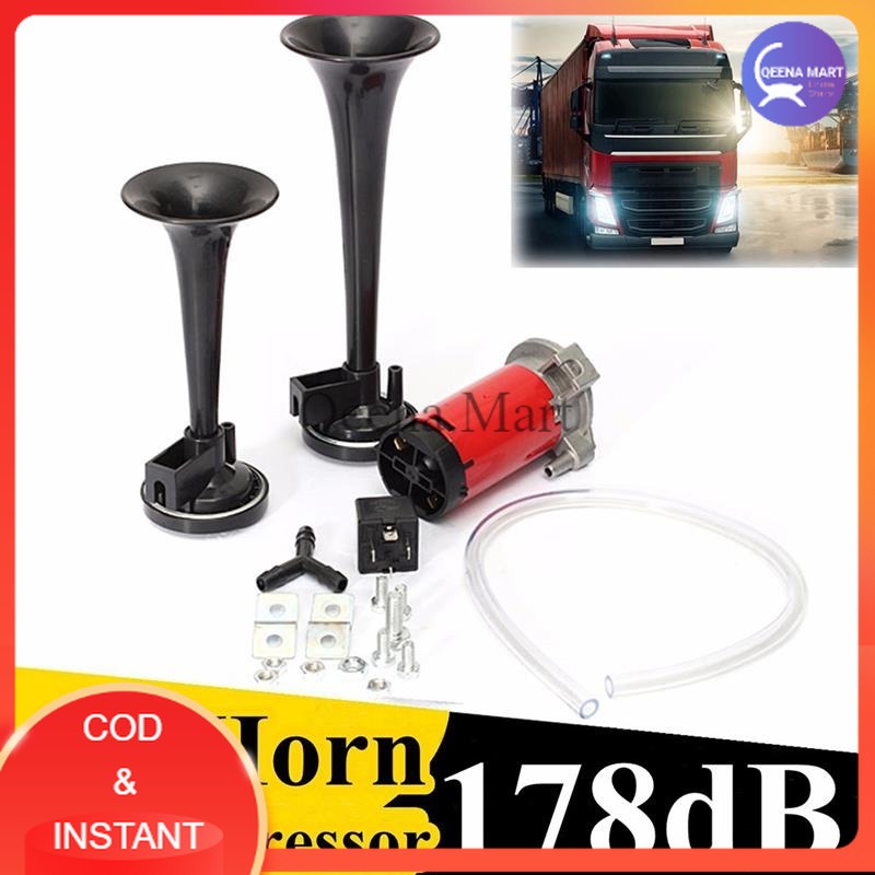 Klakson Trompet Motor Mobil Dual Air Horn 178dB 12V - TZ-320