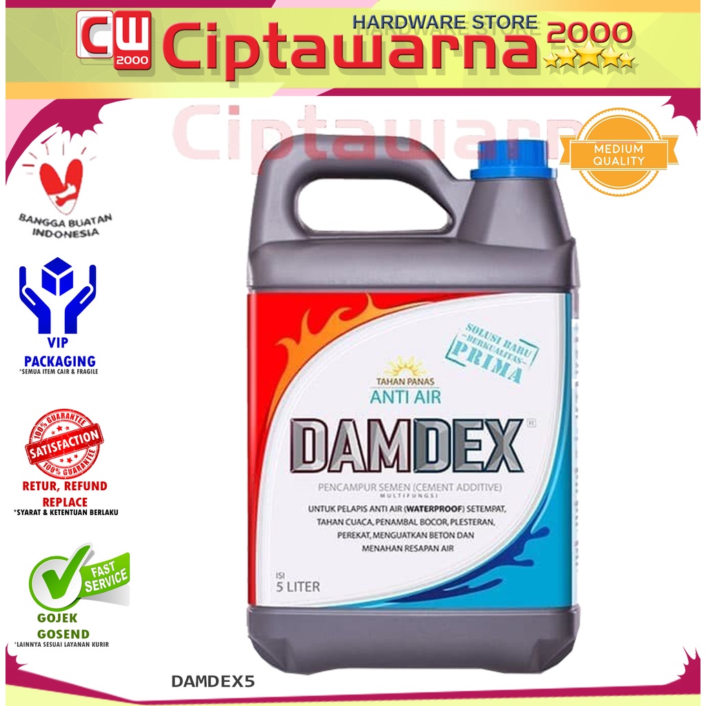 Cat DAMDEX 5 Liter MULTI FUNGSI Palembang
