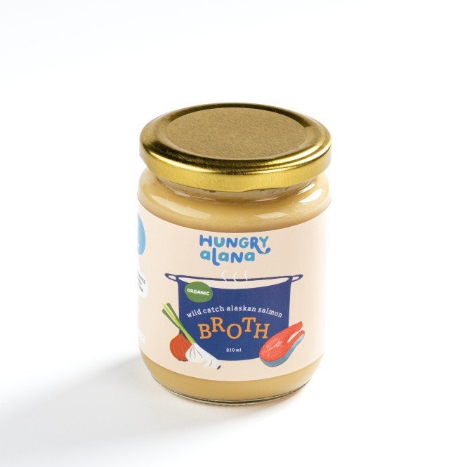 

✨Ready Stok✨ - Hungry Alana - Wild Catch Alaskan Salmon Bone Broth - Kaldu Salmon- 1.2.23