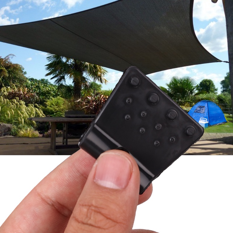10pcs Klip Jaring Kerai Matahari Tipe Kupu-Kupu/Tahan Angin Pertanian Bayangan Film Tombol Tetap/Kait Instalasi Pagar Rumah/Greenhouse Film Sun Shading Net Clamp Aksesoris