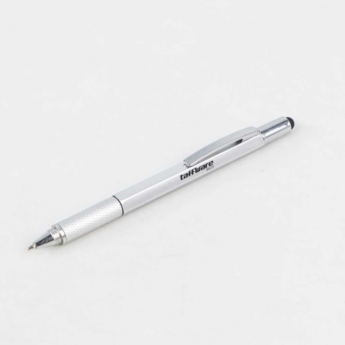 

Pulpen Multifungsi / obeng / stylus / penggaris / tes kemiringan - Silver