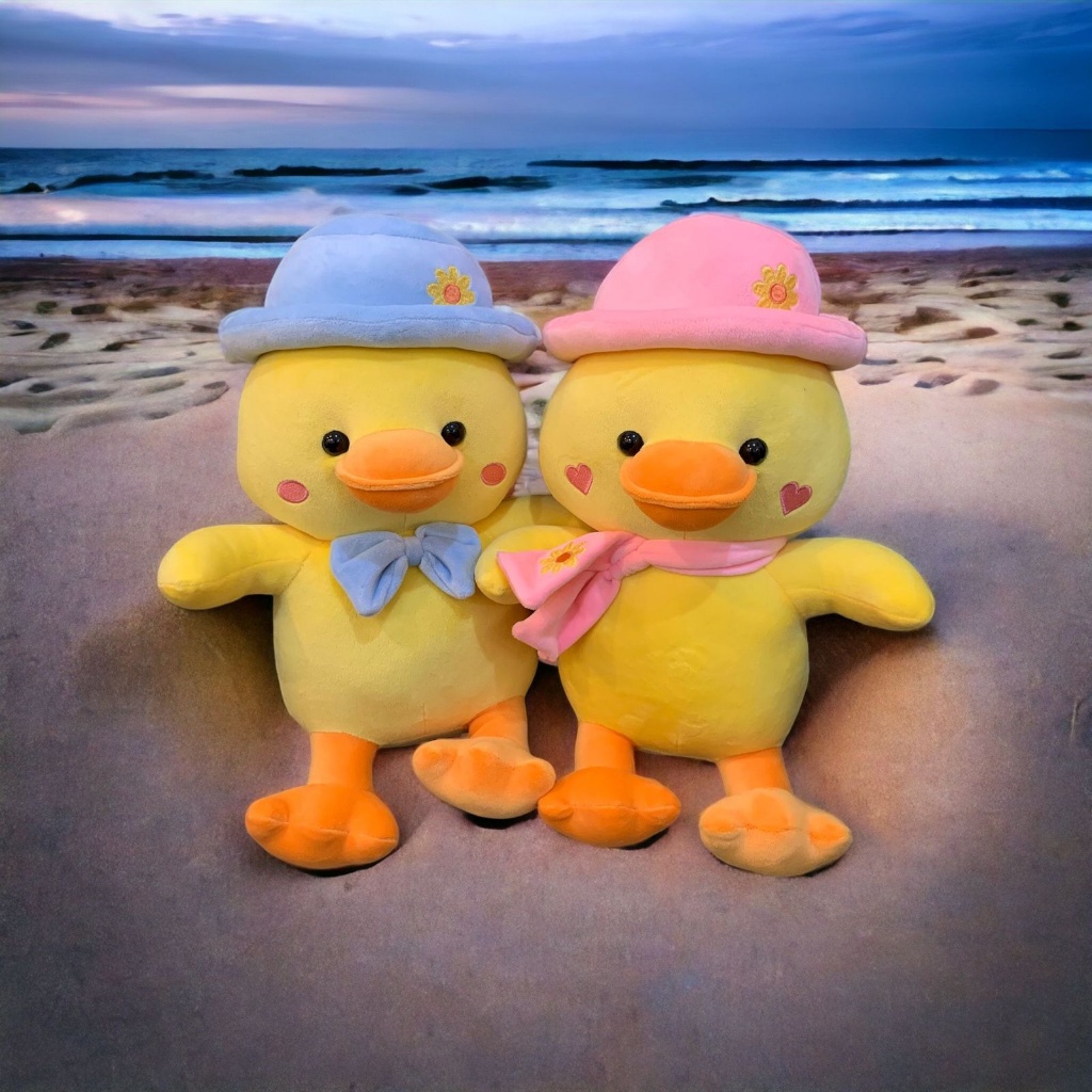 Boneka Bebek Cute Duck Piere Boy and Girl 42 cm - Pusat Kado Murah